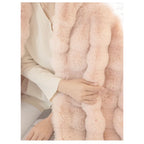 Manta de piel sintética de conejo de 50 x 60 pulgadas