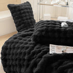 Manta de piel sintética de conejo de 50 x 60 pulgadas