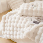 Manta de piel sintética de conejo de 50 x 60 pulgadas